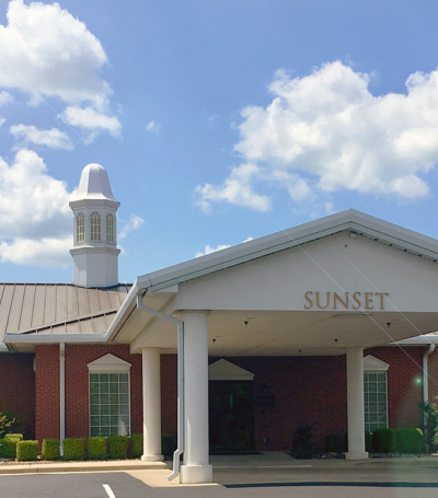 Sunset Funeral Home front
